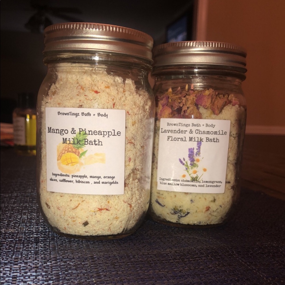 Organic Floral Milk Bath